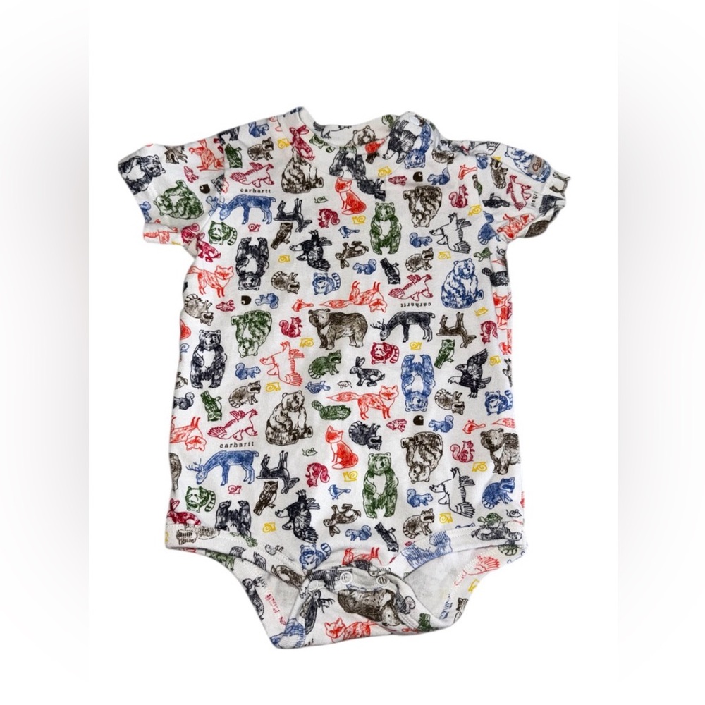 Carhartt Kids Wildlife Animal Print Onesie